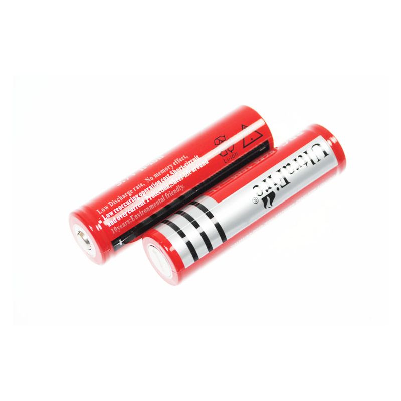 UltraFire BRC 3000mAh 3.7V Li-ion Rechargeable Battery Long-Lasting Power for Flashlights Cameras