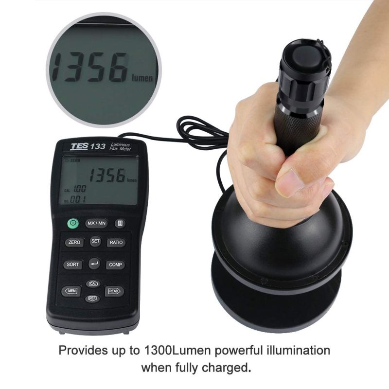 Multicolor UltraFire 501B LED Flashlight 1300 Lumens 5 Modes Rechargeable Outdoor Tactical Light Camping Gear