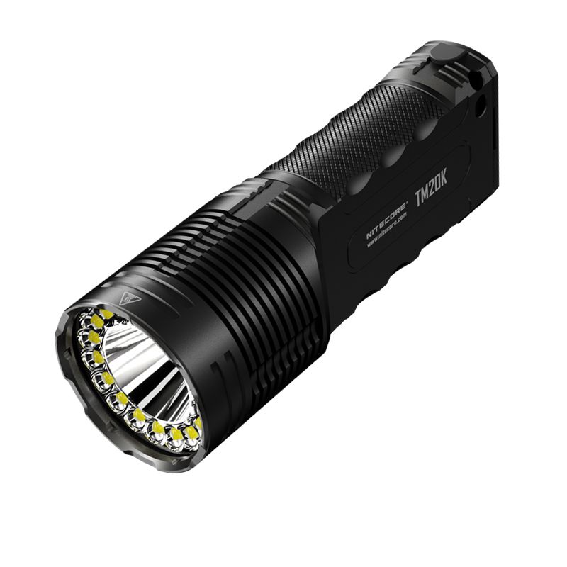Nitecore TM20K LED Flashlight 20000 Lumens USB-C Rechargeable Durable Adventure Gear for Search and Rescue