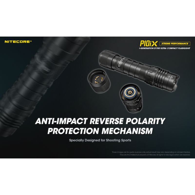 Nitecore P10iX 4000 Lumens Powerful Tactical Flashlight 4 x XP-L2 V6 LED 158m Beam Long Runtime Durability