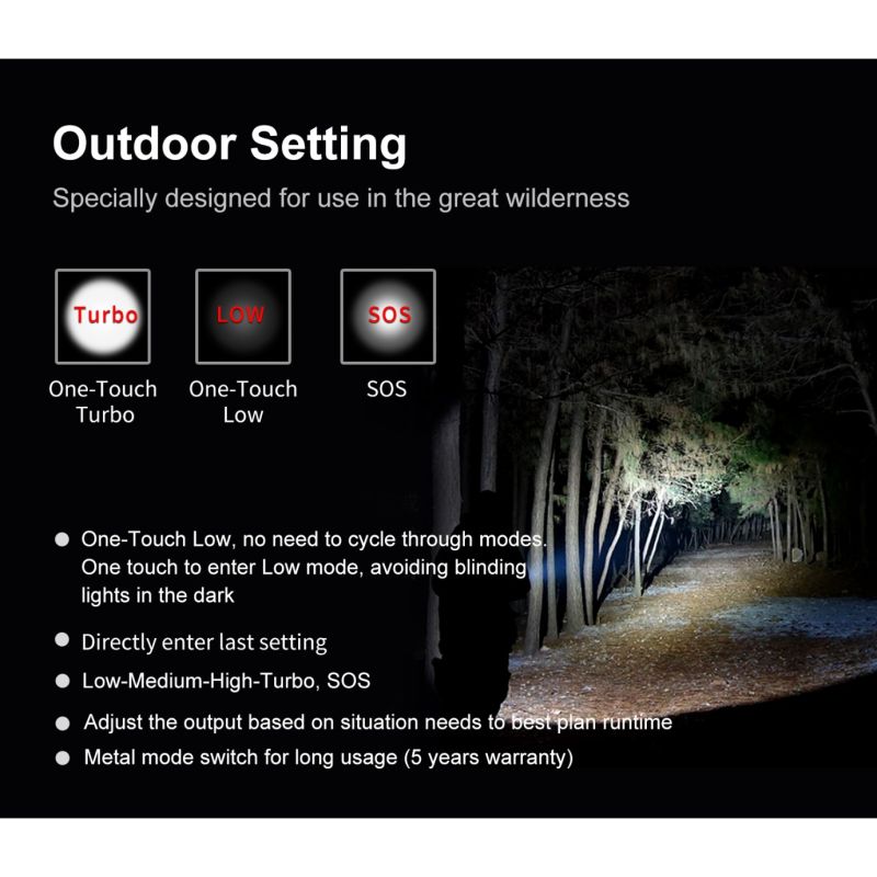 Klarus XT11GT PRO V2.0 USB-C Rechargeable Flashlight 3300 Lumens Tactical Light for Outdoor and Emergency Use