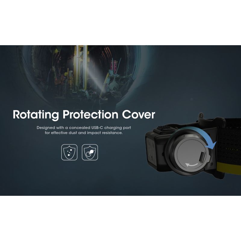 Nitecore NU50 1400 Lumens LED Headlamp for Hiking Lightweight Rechargeable Headlamp with Long Runtime