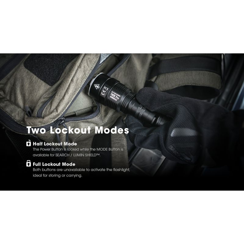 Nitecore TM9K PRO 9900 Lumen Durable Rechargeable Flashlight with USB-C and 510m Beam for Outdoor Adventures