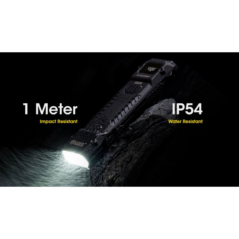 NITECORE EDC29 6500 Lumens USB-C Rechargeable Flashlight Long-Range Visibility Everyday Carry Adventure