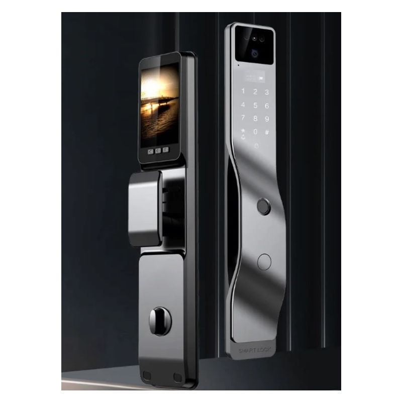 Tuya Wifi 3D Face Recognition Smart Door Lock with Built-In Camera for Advanced Home Security Convenience