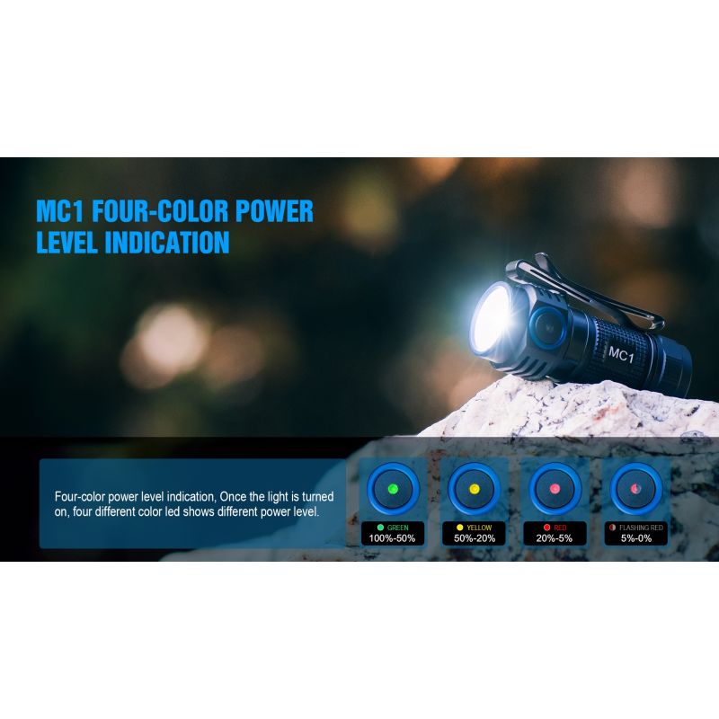 TrustFire MC1 Baton XP-L HI 1000 Lumens Rechargeable Mini EDC Flashlight with Magnetic Charging Ultra-Lightweight