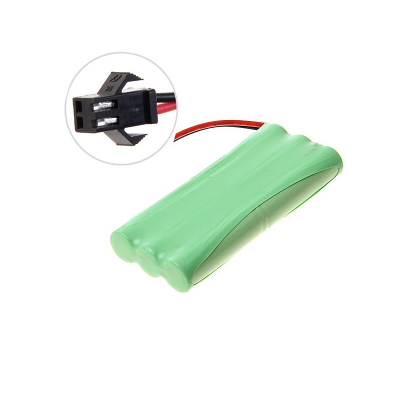 Eco-Friendly 7.2V AA 1800mAh Ni-MH SM Plug Rechargeable Battery Pack for Toy Cars Gadget Battery