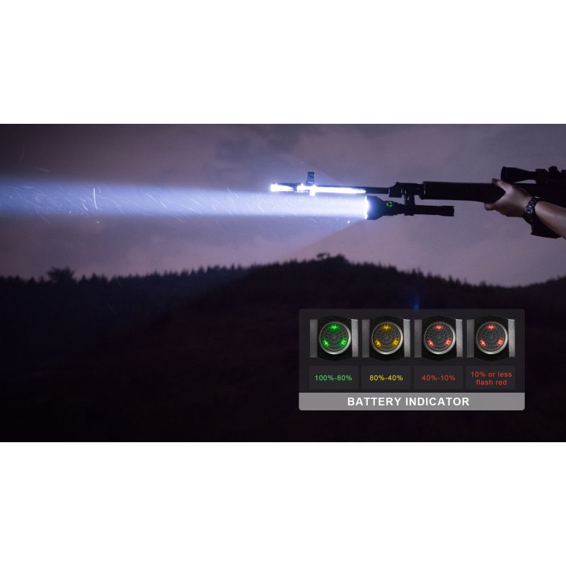 TrustFire T70 Kit High Power 2300 Lumens Rechargeable LED Flashlight Long Beam Camping or Emergency