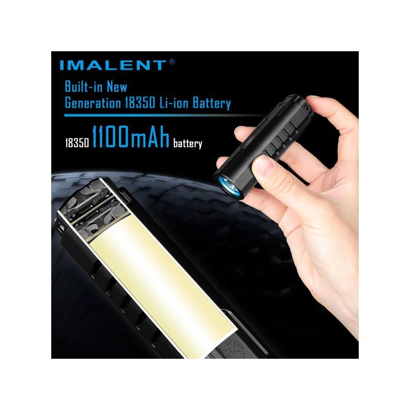 IMALENT LD70 LED Flashlight 4000 Lumens Compact Design for Adventurers Reliable Light Source with OLED Display