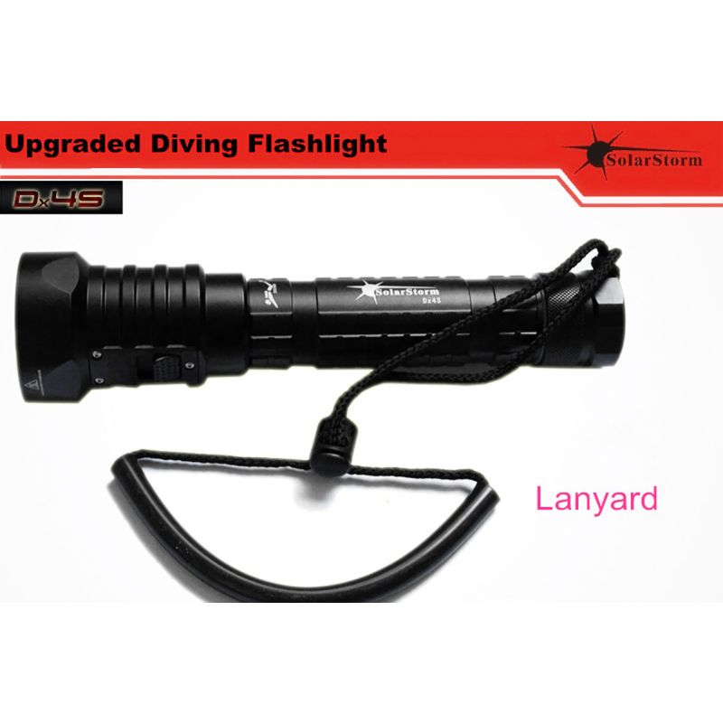 Solarstorm DX4S 4XU2 3200-Lumen LED Diving Flashlight for Enthusiasts Durable Waterproof Adventure Light