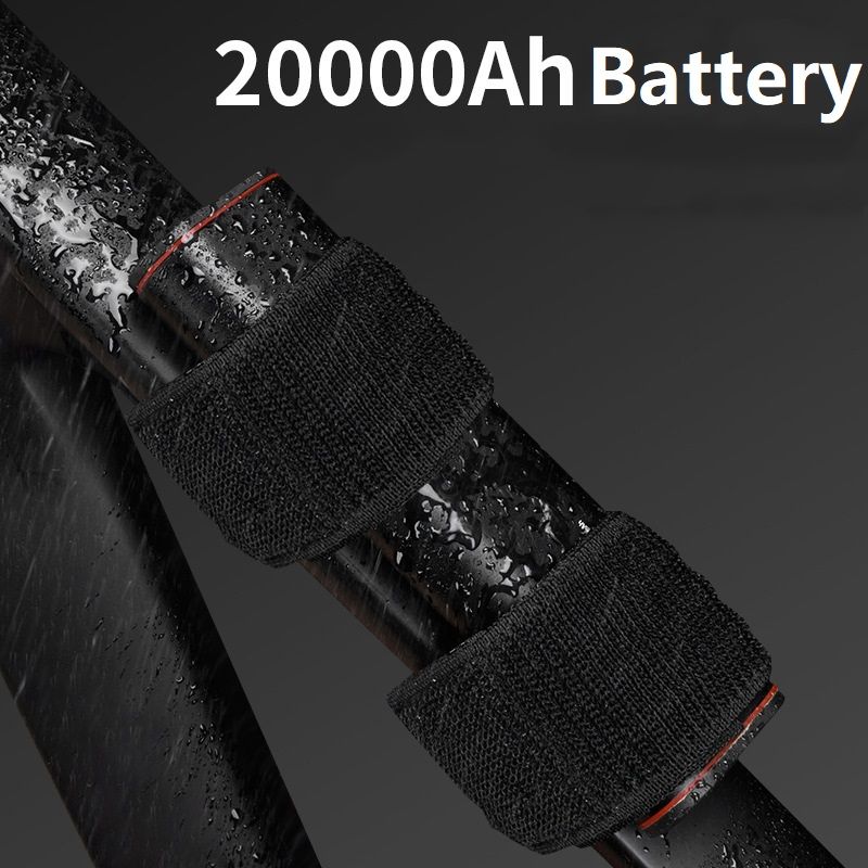 Mangeleyes M5 Mountain Bike Light 5000 Lumens USB Rechargeable 20000mAh Battery Waterproof for Night Riding