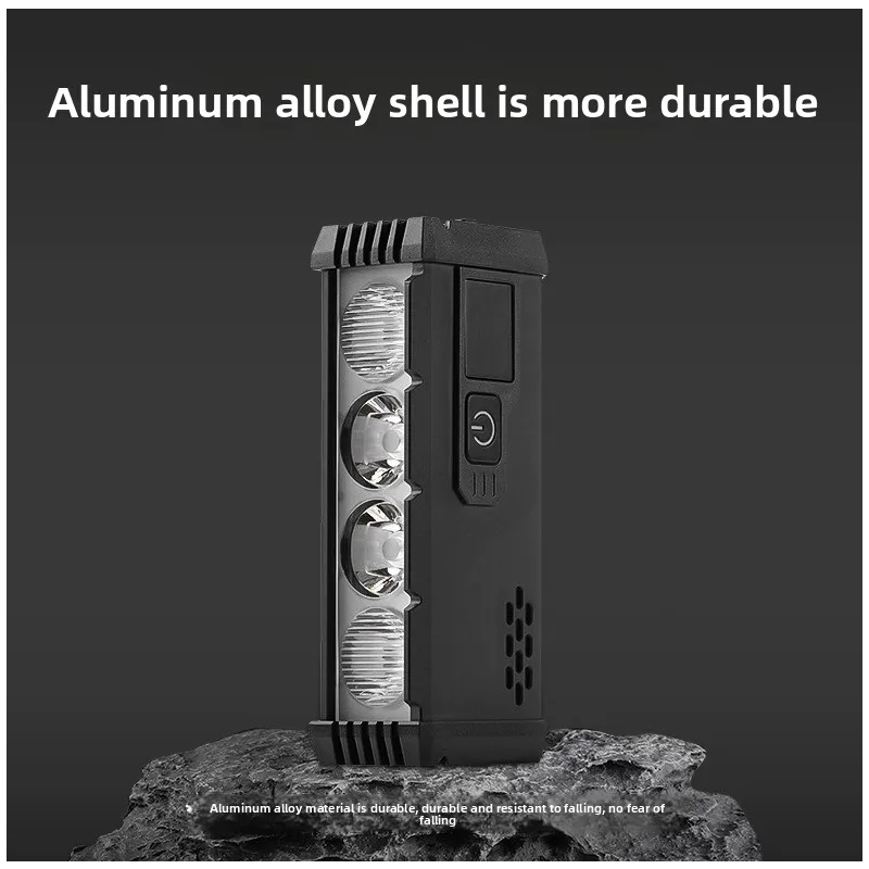 ACRUNU LED Bike Light USB Rechargeable Cycling light - 4 Modes Bicycle Headlight 