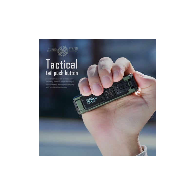 IMALENT BL50 3600 Lumens EDC Flashlight Compact Type-C Rechargeable with OLED Display for Outdoor Adventures