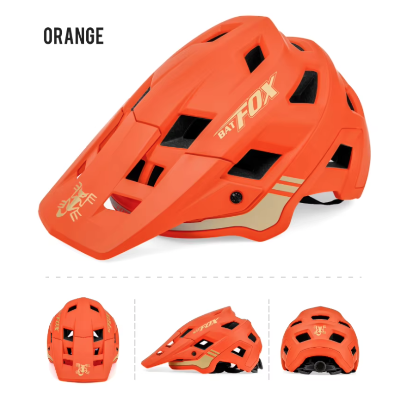 BATFOX Mountain Bike Helmet Lightweight In-Mold Technology Adjustable Sizing for Adults and Youth