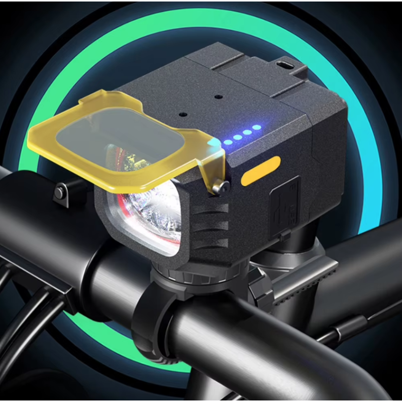 Nitebeam Hanging Cut-off Cable Bike Front Light 30W Powerful Illumination Durable Aluminum Hands-Free Operation