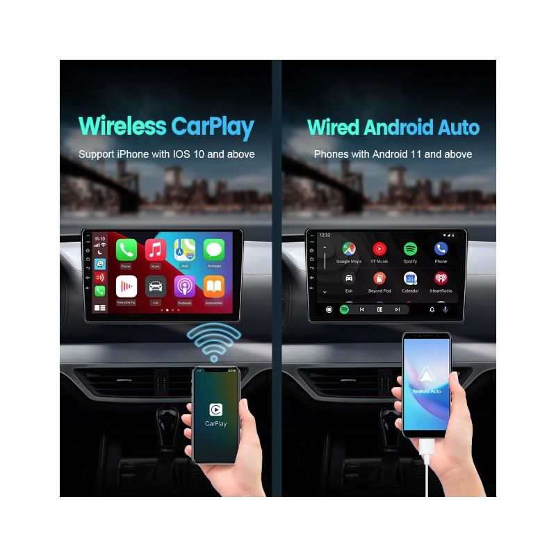CarlinKit USB CarPlay Dongle Android Auto Wireless Connectivity Easy Installation Hands-Free Calling Music