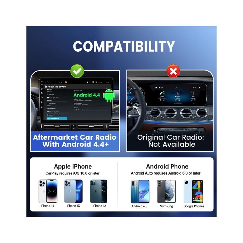 CarlinKit USB CarPlay Dongle Android Auto Wireless Connectivity Easy Installation Hands-Free Calling Music