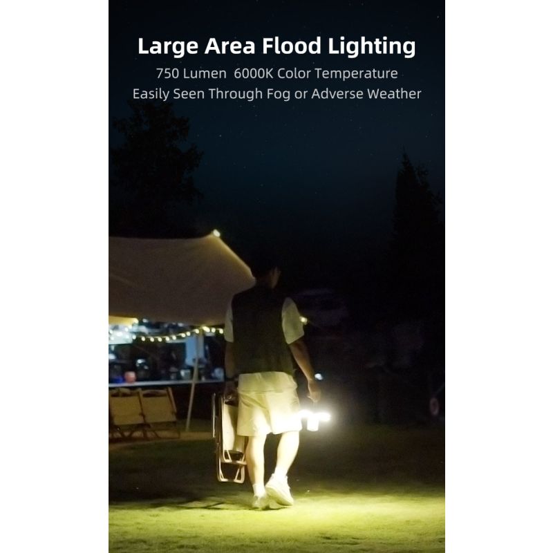 Klarus CL2 750 Lumen Freefolding Camping Light Portable Eye-caring Versatile Lamp with 7 Light Modes