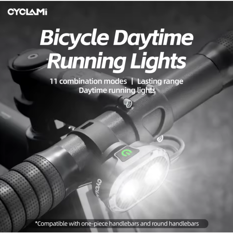 CYCLAMI CY200 Smart Brake Sensing Rear Light LED Bicycle Tail Light for Safe Night Rides and Urban Cycling