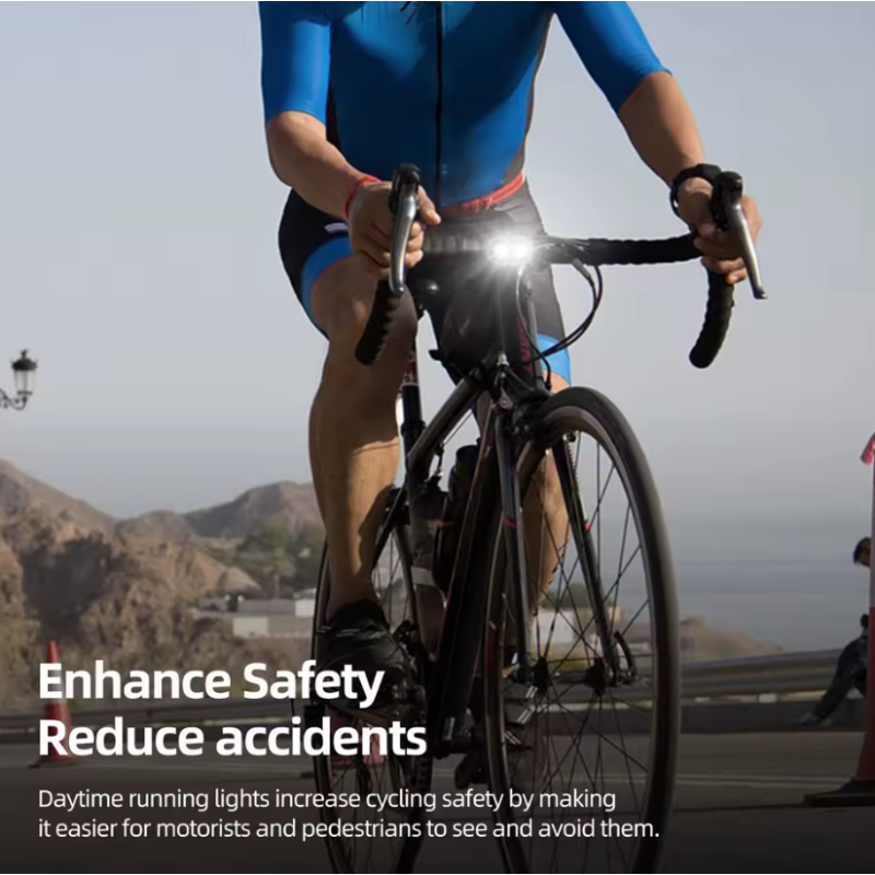 CYCLAMI CY200 Smart Brake Sensing Rear Light LED Bicycle Tail Light for Safe Night Rides and Urban Cycling