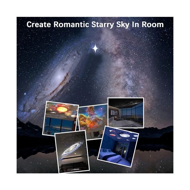 Night Light Galaxy Projector 12-in-1 Planetarium Lamp for Kids with 360° Rotate Soothing Ambiance
