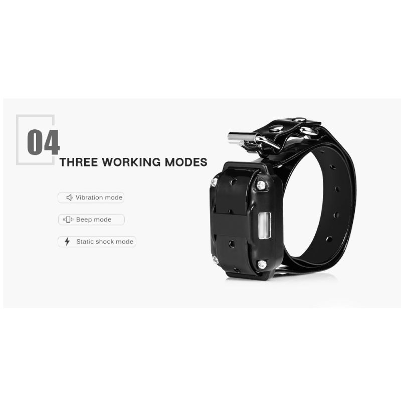 800m Electric Dog Training Collar Waterproof Rechargeable Pet Remote Control with LCD Display Adjustable Modes