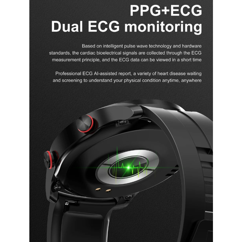 HW20 ECG+PPG Bluetooth Call Smart Watch