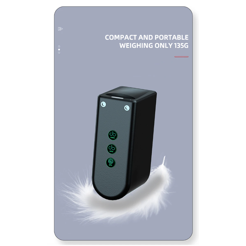 HT09 Mini Bike Pump Portable Electric Air Pump with High-Precision Pressure Sensor Lightweight Design