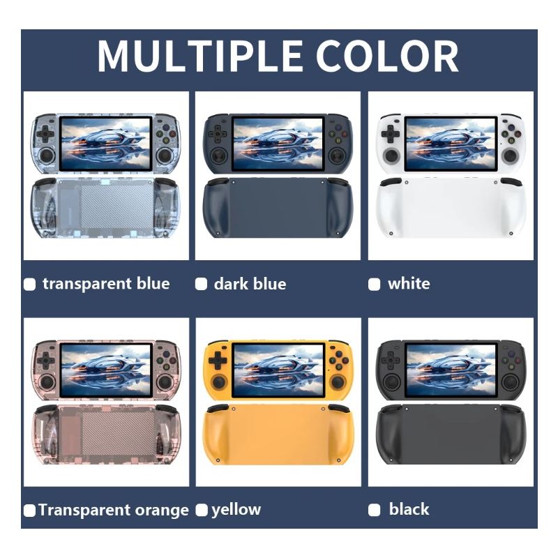 POWKIDDY RGB10 MAX3 Retro Handheld Game Console 5 Inch IPS Screen High Performance RK3566 Linux System