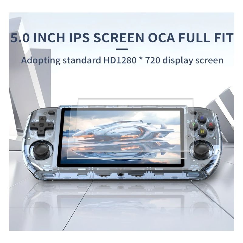 POWKIDDY RGB10 MAX3 Retro Handheld Game Console 5 Inch IPS Screen High Performance RK3566 Linux System