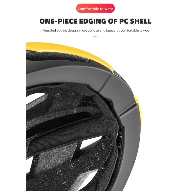 ROCKBROS Bicycle Helmet Ultralight Cycling Helmet Anti-Sweat Technology Shock Resistant for Outdoor Sports