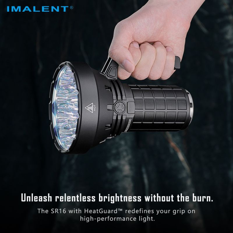 IMALENT SR16 55000 Lumen Long Beam Flash Light 1715 Meters LED Flashlight 