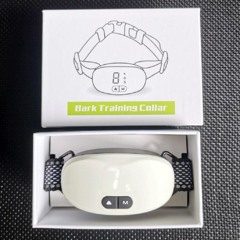 Automatic Anti Barking Dog Collar Rechargeable Effective Dog Training Collar Waterproof Dual Training Modes