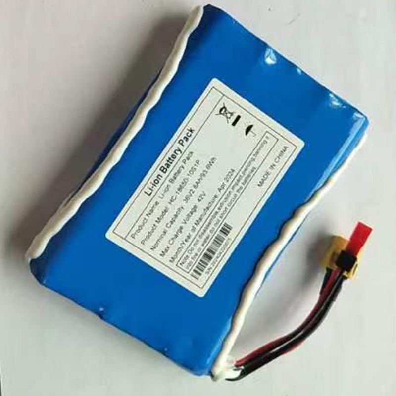 36V Li-Ion Electric Skateboard Battery 10S1P High Voltage Battery Rechargeable Performance Battery
