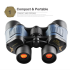 60x60 BAK4 Binoculars Powerful HD Optical Telescope for Birdwatching Hiking Sports Portable Adventure Gear
