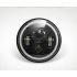 Motorcycle LIGHT 7 Inch LED Headlight for Jeep Wrangler Lada Niva 4x4 Bright Yellow White Angel Eye Weatherproof Design