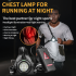 Outdoor Night Running Lights LED Chest Light Back Warning Light 90° Adjustable Beam Angle Waterproof Ultra Bright SafetyLamp 