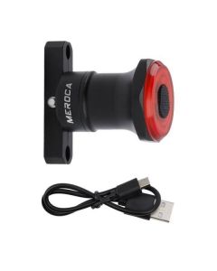 MEROCA MX2 Smart Sensor Brake Tail Light Mountain Bike Light USB Charging Road Bike Night Riding Tail Light