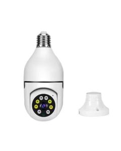 5G Wifi E27 Bulb Surveillance Camera Night Vision Full Color Automatic Human Tracking 4X Digital Zoom Video Security Monitor Cam