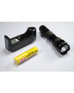 UltraFire WF-501B LED Flashlight 1300 Lumens Rechargeable Outdoor Hiking Light Durable Waterproof Aluminum Design