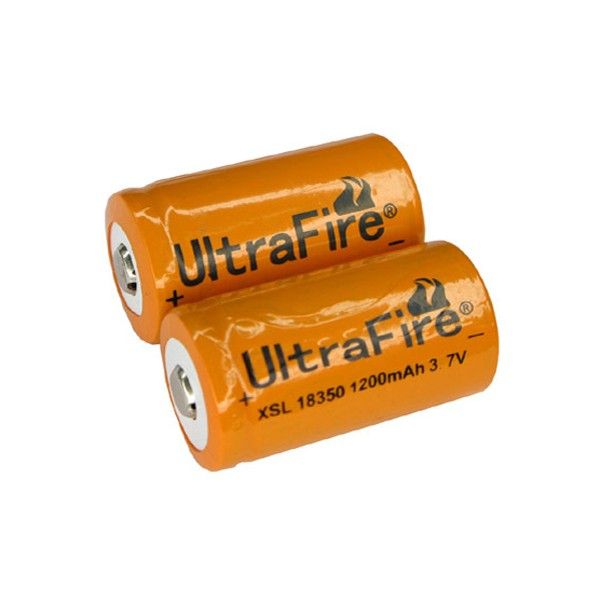 Ultrafire XSL 18350 1200mAh Li-ion Rechargeable Battery High-Performance Long-Lasting Power for Devices
