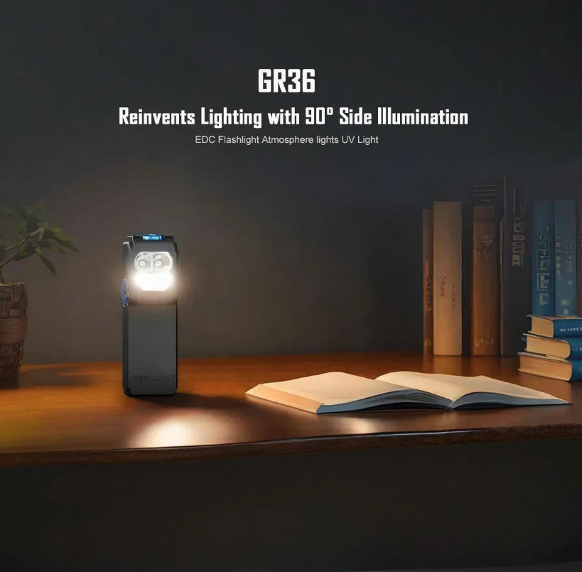 IMALENT GR36 EDC 2800 Lumens Type-C Rechargea Magnetic Super Bright Clip-on LED Flashlights 