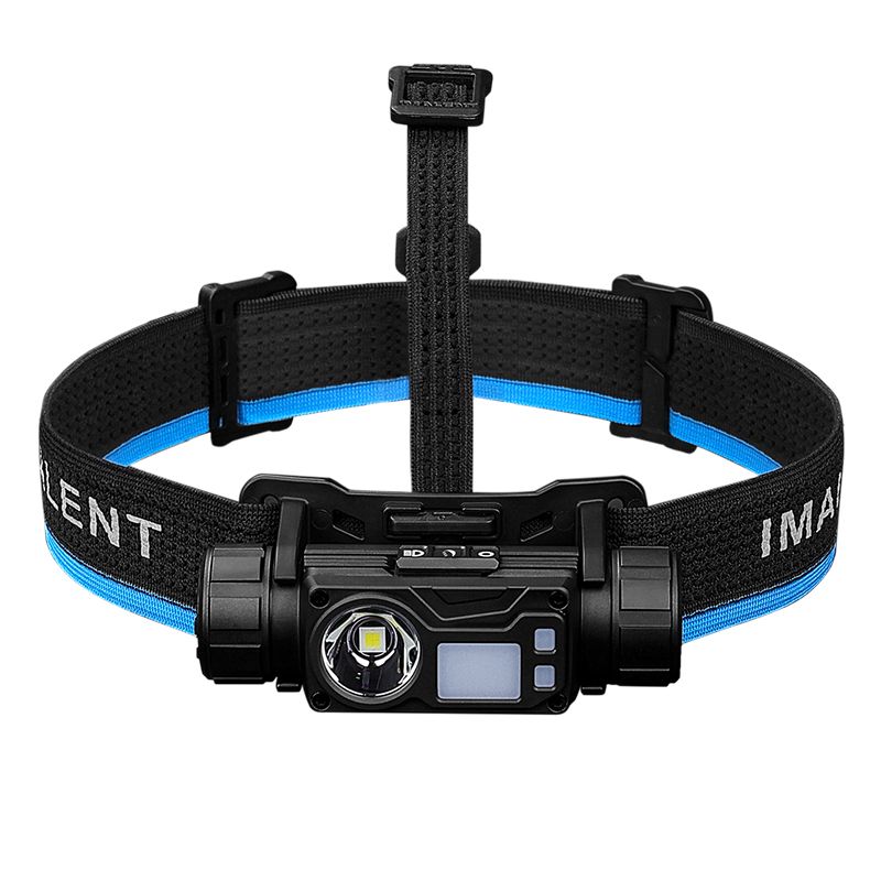 IMALENT HT50 LED Adventure Headlamp Dual Light Sources Rechargeable Lightweight Design High Lumen Output