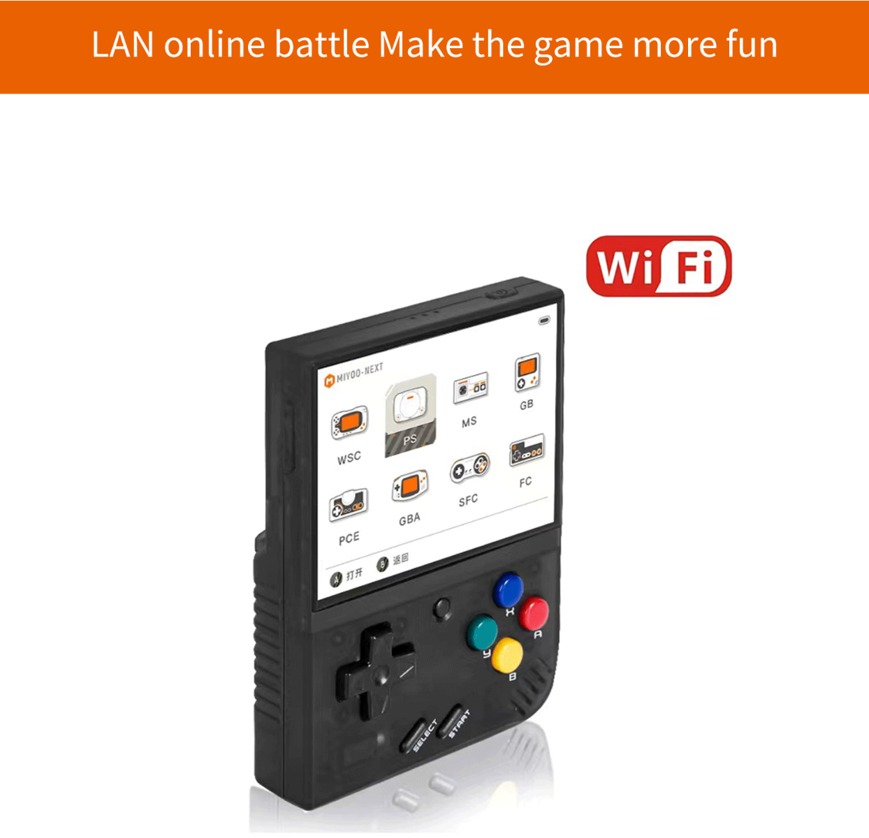 MIYOO Mini Plus Portable Retro Game Console 3.5-inch IPS Screen Lightweight Classic Video Games Compact