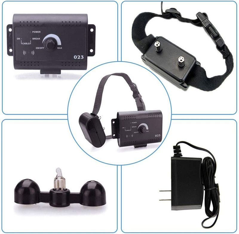 Electric Pet Fence Invisible Wireless Dog Fence System with Magnetic Field Induction Customizable Roaming Area