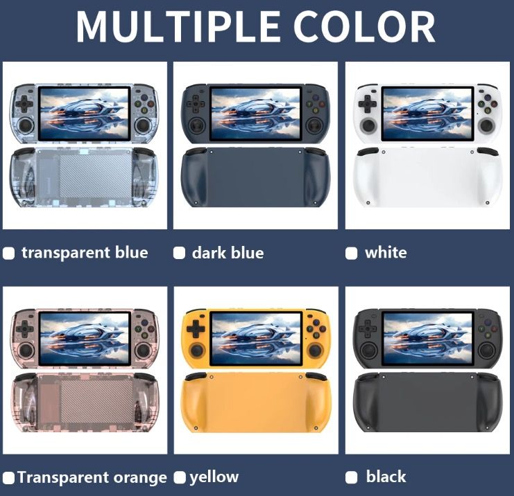 POWKIDDY RGB10 MAX3 Retro Handheld Game Console 5 Inch IPS Screen High Performance RK3566 Linux System