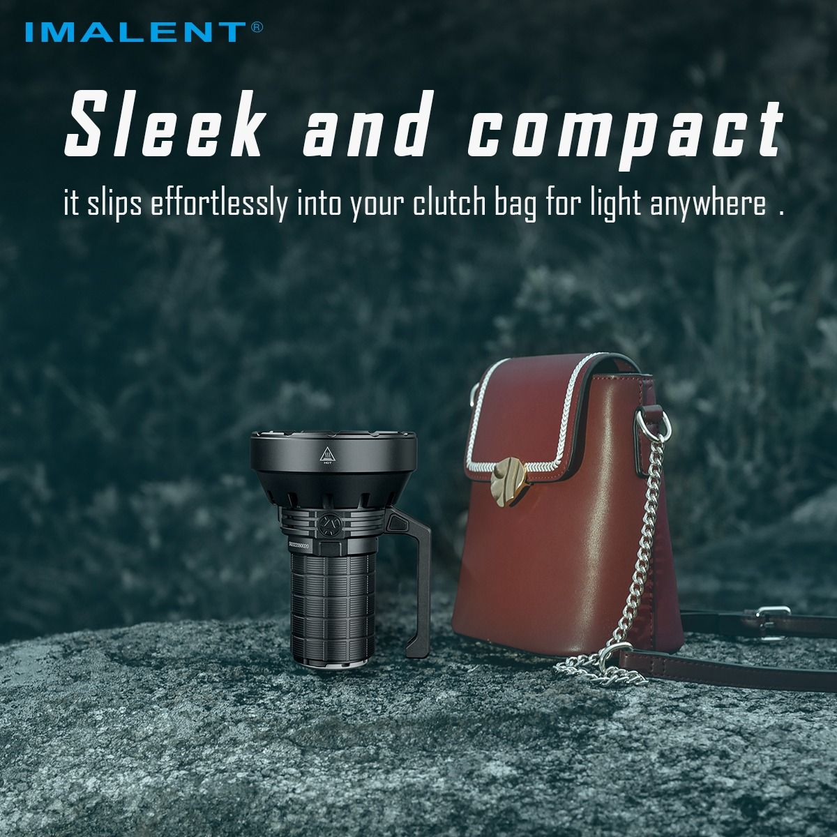 IMALENT SR16 55000 Lumen Long Beam Flash Light 1715 Meters LED Flashlight 